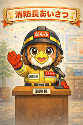 消防長 ごあいさつ（写真）